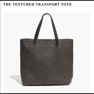Madewell Textured Transport Tote in Grey